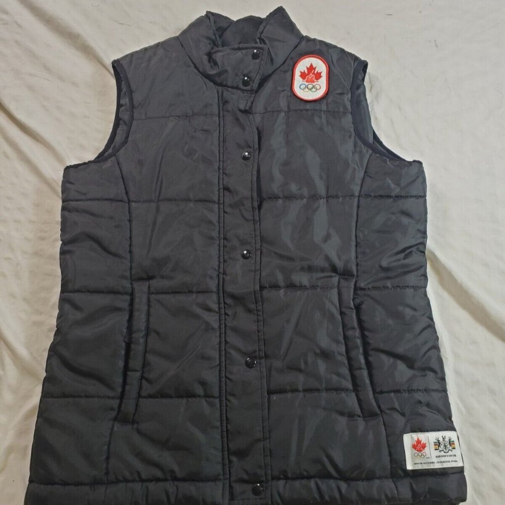 Hudsons Bay 2006 Olympics Canada Winter Puffer Vest Size Small Womens Insulated